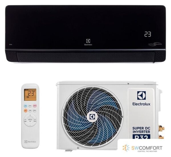 Кондиционер-Electrolux-Onix Super DC EACS/I-09HIX-BLACK/N8