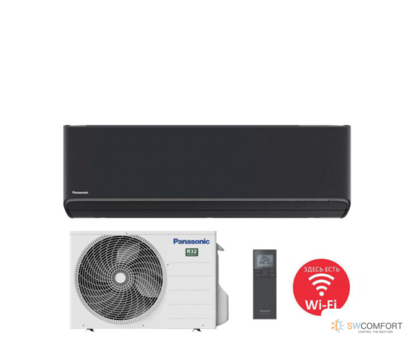 Кондиционер-Panasonic-Design Etherea Black Inverter CS-XZ25ZKEW-H/CU-Z25ZKE