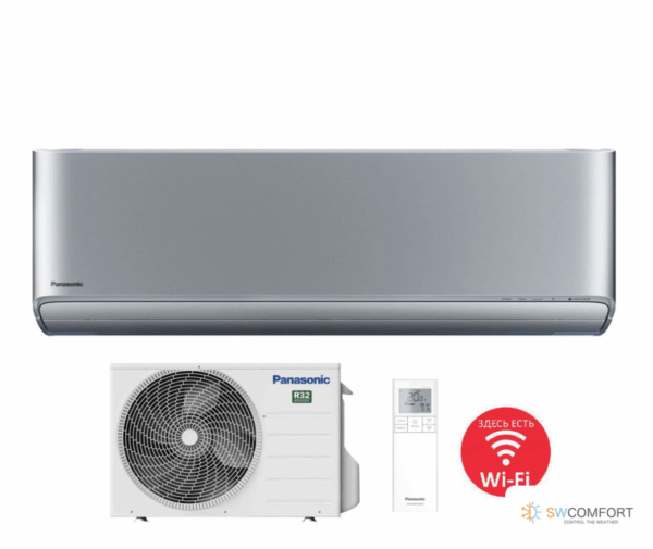 Кондиционер-Panasonic-Design Etherea Silver Inverter CS-XZ50ZKEW/CU-Z50ZKE