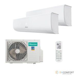 Кондиционер-Hisense-FREE MATCH Zoom AMS-09UW4RMRKB00 WI-FI / AMW2-18U4RXC 09+09