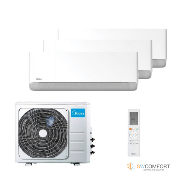 Кондиционер-Midea-Breezeless E MMFE-09N8D6-I  / M3OG-21HFN8-Q1 09+09+09