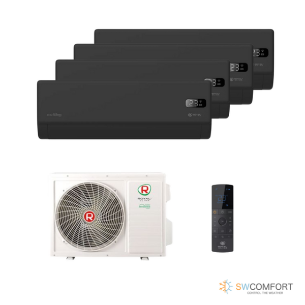 Кондиционер-Royal Clima-Multi Flexi Venturo Nero RCI-VT09HN / 4RMX-36HN/OUT 09+09+09+09