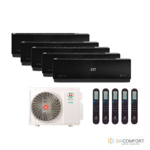 Кондиционер-Royal Clima-Multi Gamma Attica Nero RCI-ANF09HN / 5TFM-42HN/OUT 09+09+09+09+09