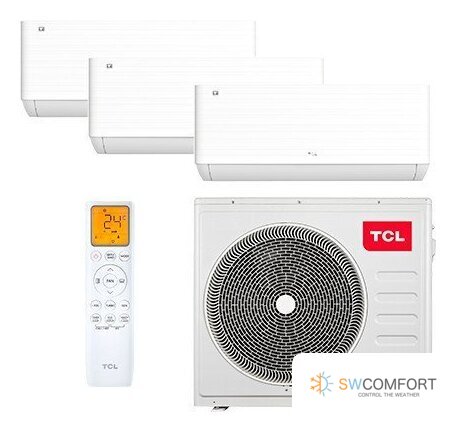 Кондиционер-TCL-Free Match Inverter FMA-2713HD/DVO 09+09+09