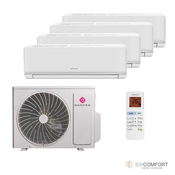 Кондиционер-Dantex-FLEX PROFI R32 RK-MW09HG / RK-4M28HGE-W 09+09+09+09