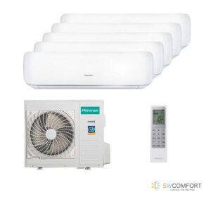 Кондиционер-Hisense-FREE MATCH Premium DESIGN AMS-09UW4RVETG00 WI-FI / AMW5-42U4RTA 09+09+09+09+09