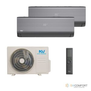 Кондиционер-MDV-Free Match Inverter INFINI LOFT MDSALF-09HRFN8 / MD2O-14HFN8 09+09