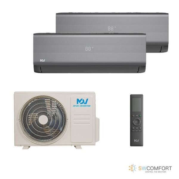 Кондиционер-MDV-Free Match Inverter INFINI LOFT MDSALF-09HRFN8 / MD2O-14HFN8 09+09